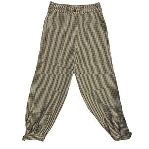 Ghospell Stylish Checkered Pants Size XS NWT